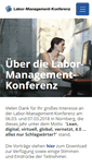 Mobile Screenshot of labor-management-konferenz.de