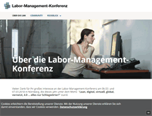 Tablet Screenshot of labor-management-konferenz.de